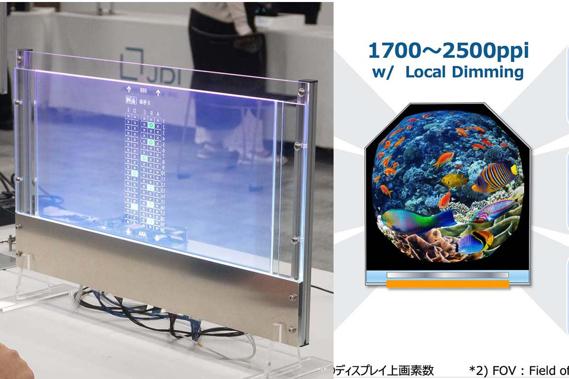 Thinking about the “future of screens” thanks to new technology from JDI.  HMD/Automobile/Transparent(The Imato Future by Munechika Nishida)